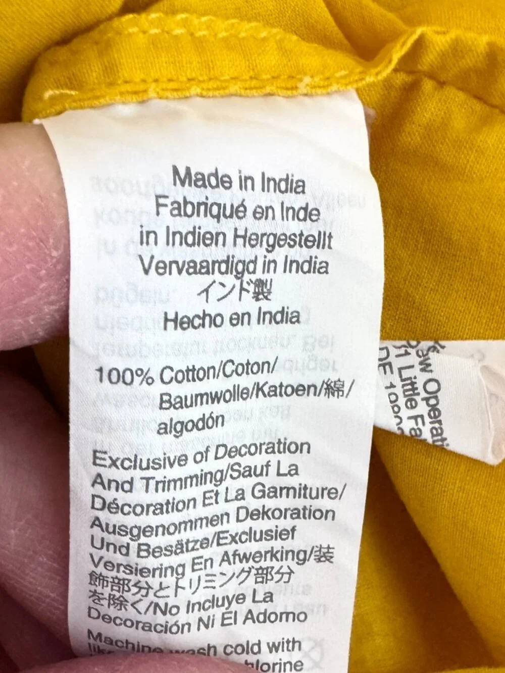J. Crew Corded Trim Short Yellow Tunic Kurti Embroidery Dress Beach Size Large